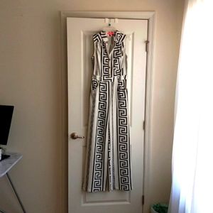 Black and white jumpsuit